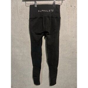 Alphalete Revival R6 High Waisted Dark Grey Seamless Leggings Women’s Small NEW